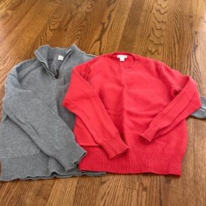 Two lightweight boys sweaters